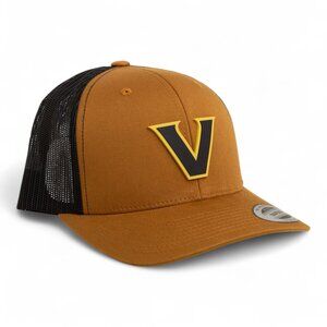 Vanderbilt Commodores Black YP Snapback Hat- Carmel/ Black